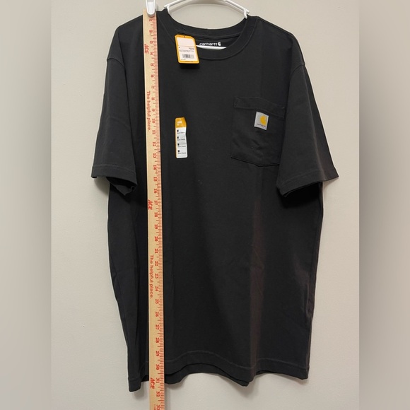 Nwt Carhartt Men's Loosefit Heavyweight Workwear Pocket C T-shirt - Black Medium - Picture 4 of 7